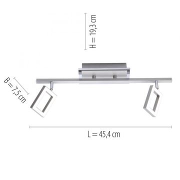 Paul Neuhaus 6958-55 - Foco LED INIGO 2xLED/4,2W/230V