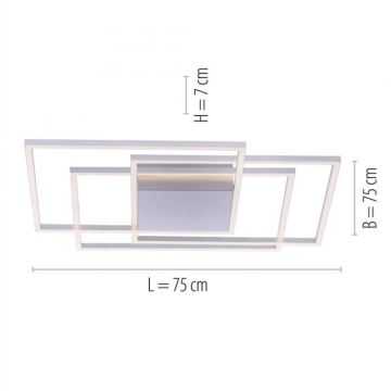 Paul Neuhaus 8256-55 - LED Plafón regulable INIGO 3xLED/16W/230V