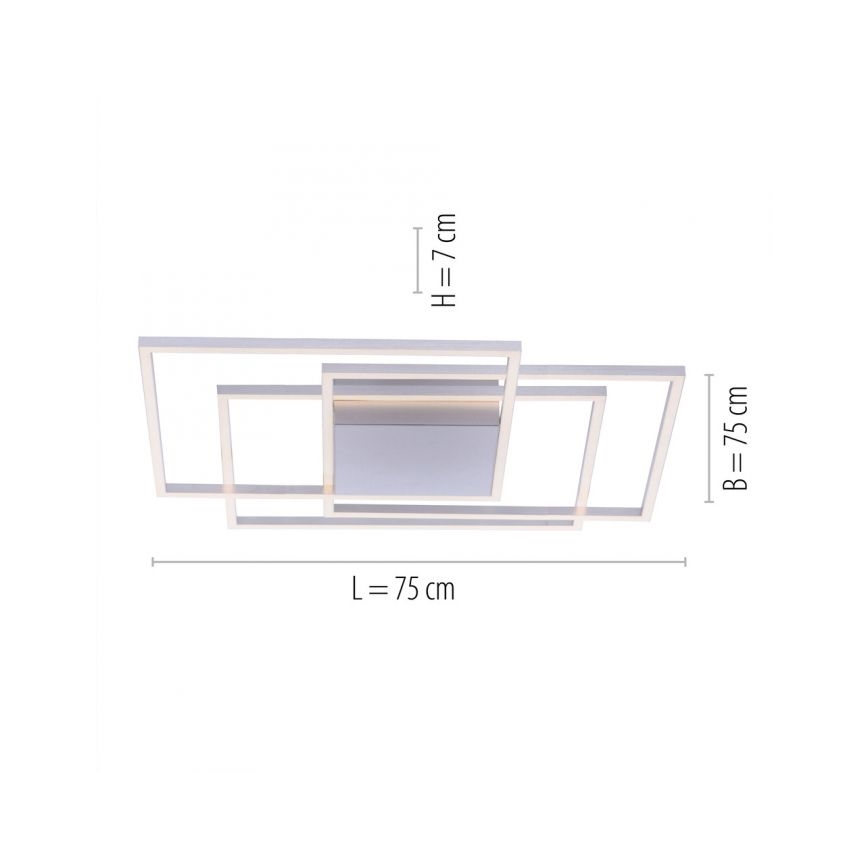 Paul Neuhaus 8256-55 - LED Plafón regulable INIGO 3xLED/16W/230V