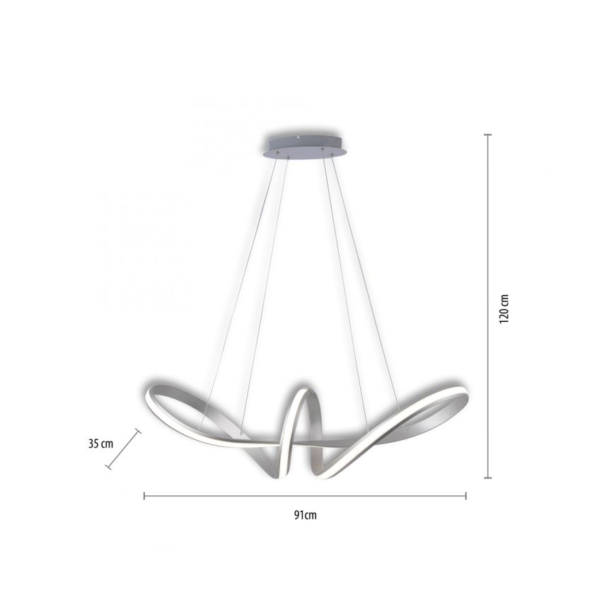 Paul Neuhaus 8292-55 - Lámpara de araña LED regulable MELINDA 1xLED/38W/230V