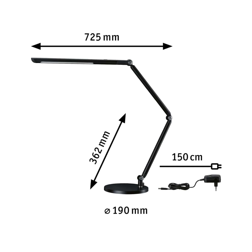 Paulmann 78912 - LED/10,6W Lámpara de mesa regulable FLEXBAR 230V 3000/4000/6500K