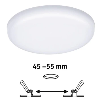 Paulmann 92390 - LED/4,5W IP44 Lámpara empotrable para el baño VARIFIT 230V