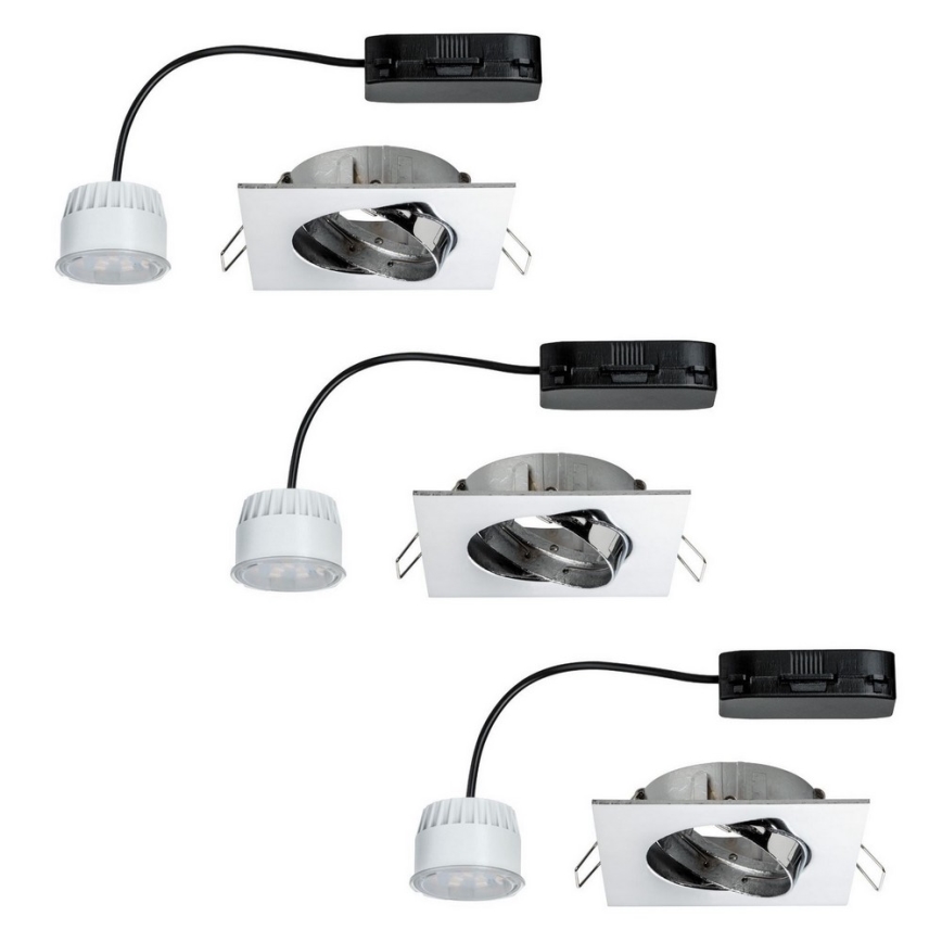Paulmann 92774 - SET 3x LED/6,8W Lámpara empotrable para el baño PREMIUM 230V