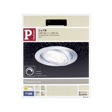 Paulmann 92832 - Iluminación LED empotrada para el baño COIN 1xLED/7W/230V