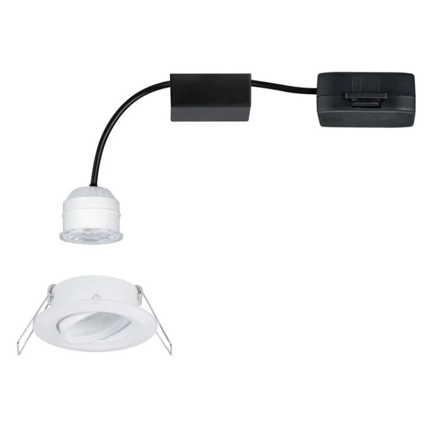 Paulmann 92970 - LED/4,2W IP23 Lámpara empotrable regulable para el baño COIN 230V