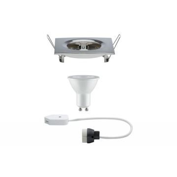 Paulmann 93611 - LED-GU10/7W IP44 Lámpara empotrable de baño regulable NOVA 230V