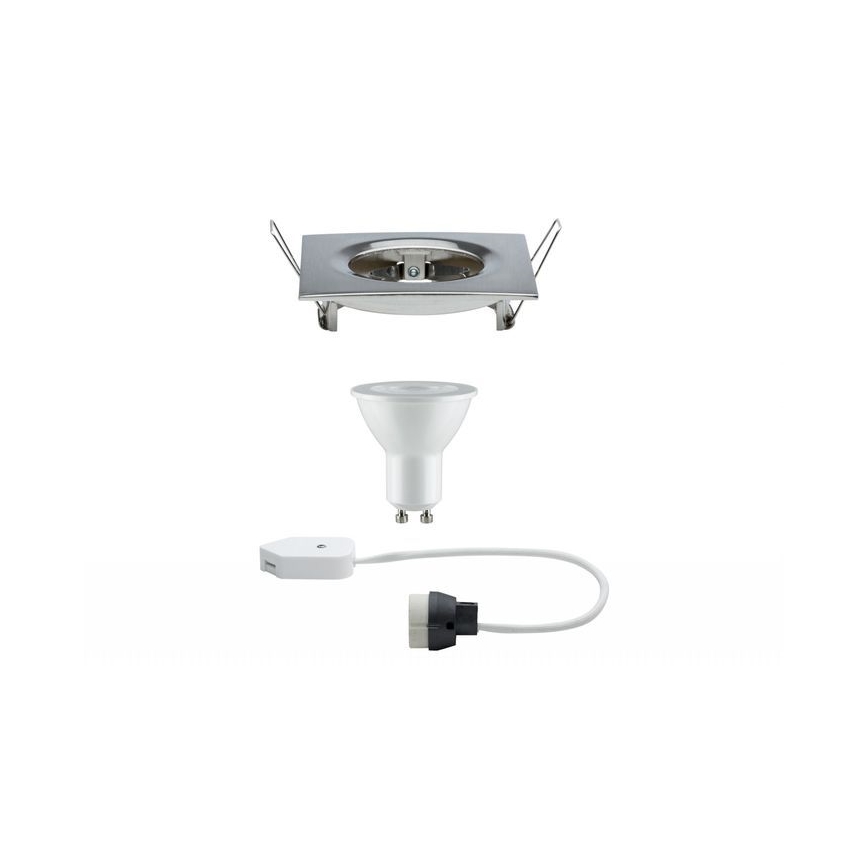 Paulmann 93611 - LED-GU10/7W IP44 Lámpara empotrable de baño regulable NOVA 230V