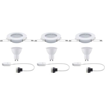 Paulmann 93655 - SET 3xLED-GU10/4,5W Lámpara empotrada 230V