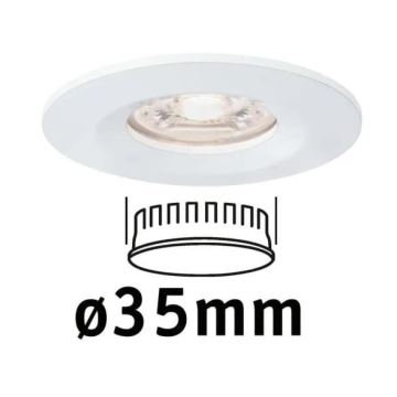 Paulmann 94298 - LED/4W IP44 Lámpara empotrable de baño COIN 230V