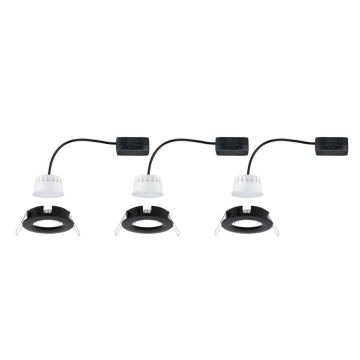 Paulmann 94473 - SET 3xLED/6W IP44 Lámpara empotrable de baño NOVA 230V