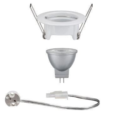 Paulmann 95368 - LED-GU4/3,3W IP44 Lámpara empotrable de baño BLANC 12V