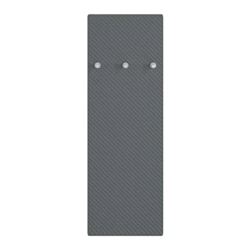 Percha de pared CALLA 102x34 cm gris