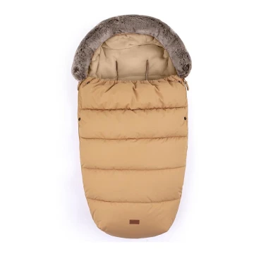 PETITE&MARS - Saco de Dormir para Bebé 4en1 COMFY Elegante marrón caramelo/beige