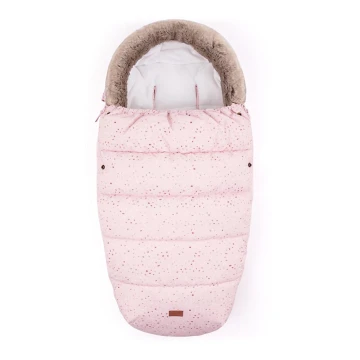 PETITE&MARS - Saco de Dormir para Bebé 4en1 COMFY Princesa brillante/Rosa blanco