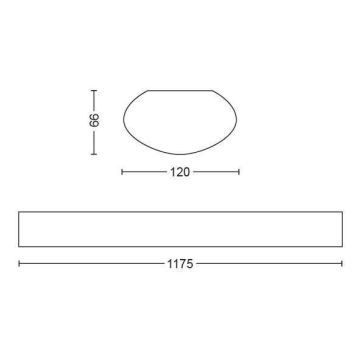 Philips 31247/31/P0 - Lámpara fluorescente técnica LED AQUALINE LED/50W/230V IP65