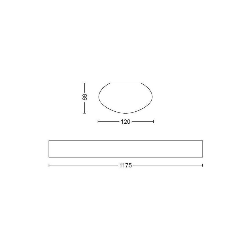 Philips 31247/31/P0 - Lámpara fluorescente técnica LED AQUALINE LED/50W/230V IP65