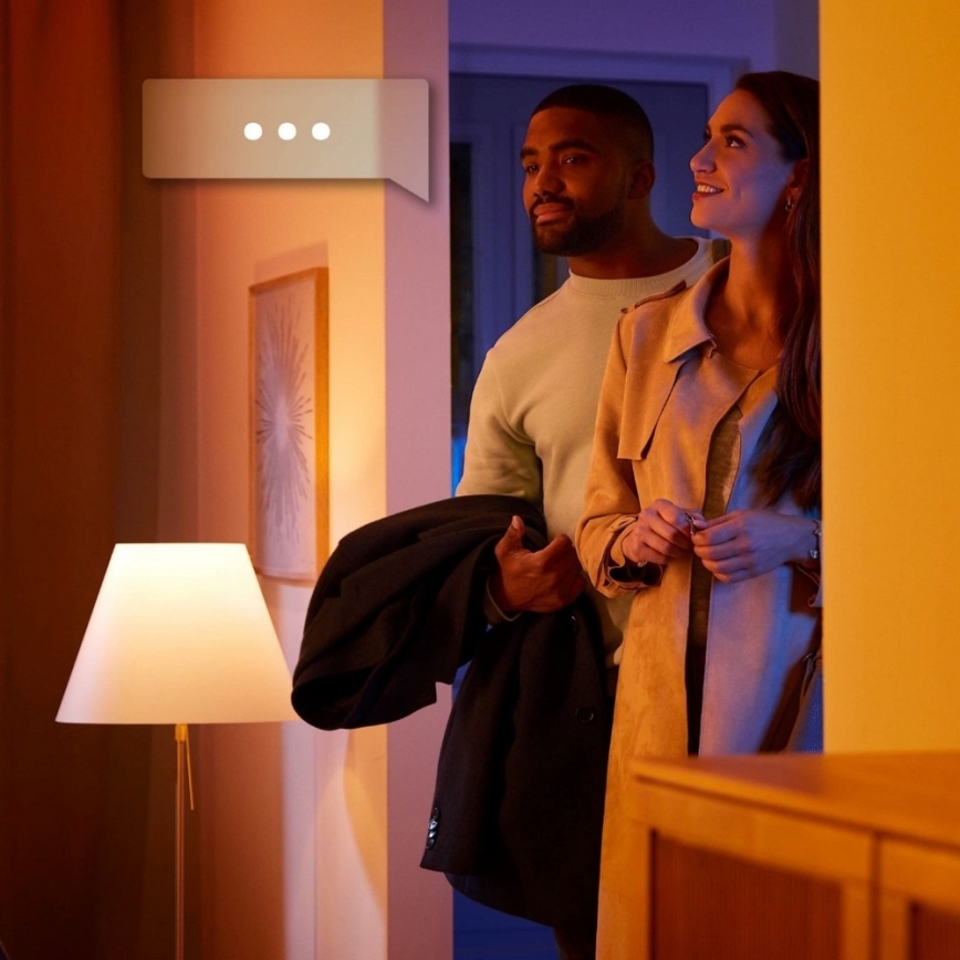 Philips - Foco LED regulable Hue BUCKRAM 2xGU10/5W/230V