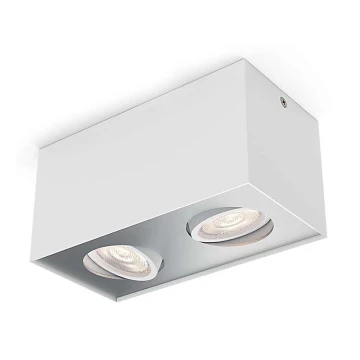 Philips 50492/31/P0 - Foco LED regulable MYLIVING BOX 2xLED/4,5W/230V