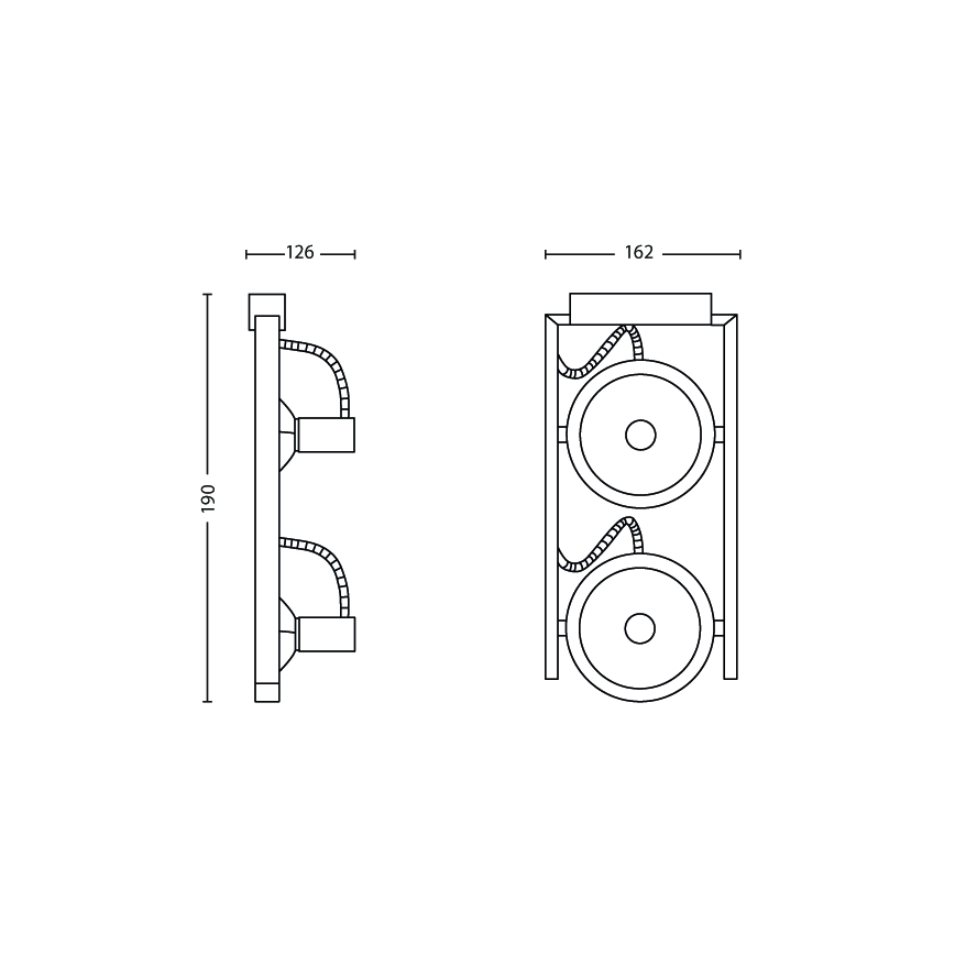 Philips 53062/48/PN - Foco FAST 2xG9/42W/230V