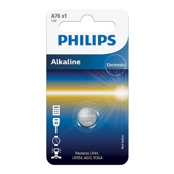 Philips A76/01B - Pila de botón alcalina MINICELLS 1,5V 155mAh