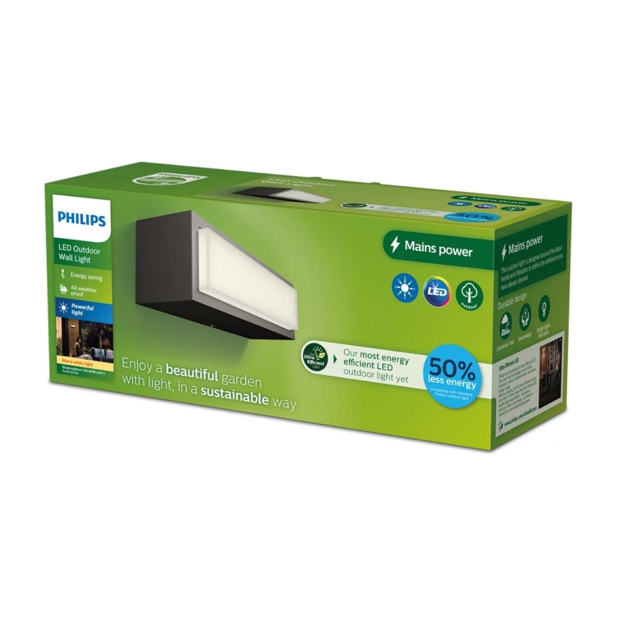 Philips - Aplique LED para exterior STRATOSPHERE LED/3,8W/230V 2700K IP44