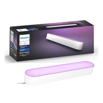 Philips - Extensión LED RGB Lámpara de mesa regulable Hue PLAY LED/6W/230V negro