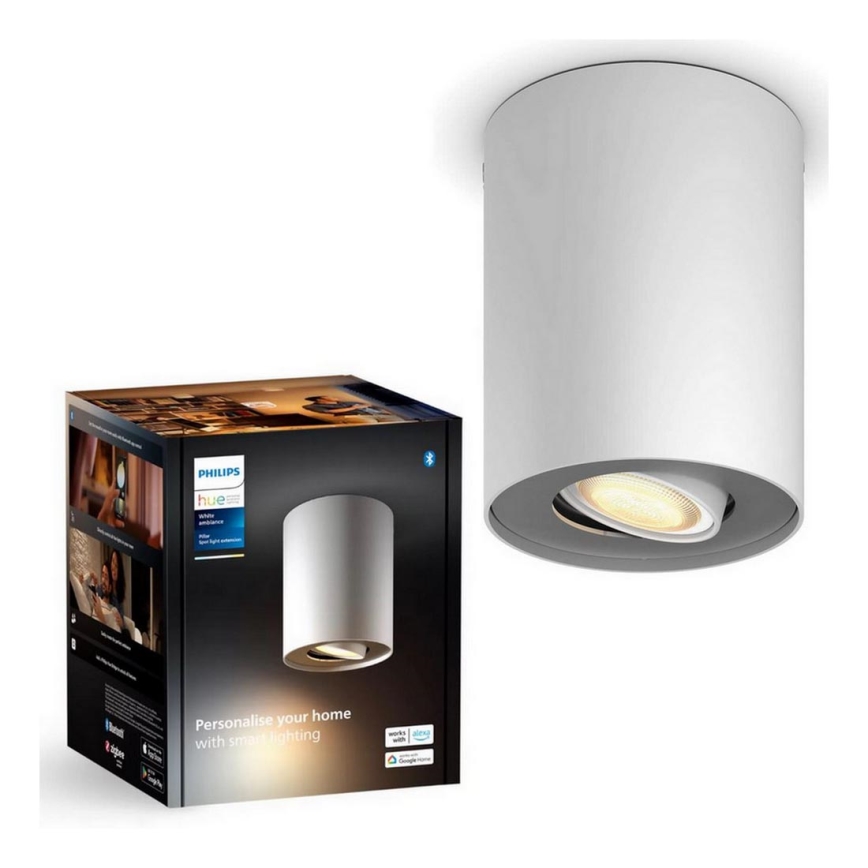 Philips - Foco LED regulable Hue PILLAR 1xGU10/4,2W/230V 2200-6500K blanco