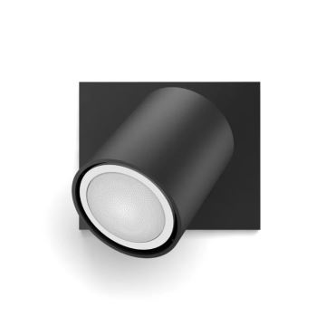 Philips - Foco LED regulable Hue RUNNER 1xGU10/4,2W/230V 2200-6500K + control remoto negro