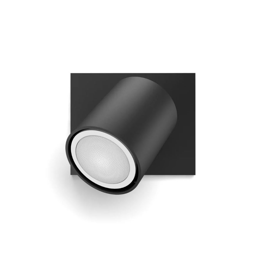 Philips - Foco LED regulable Hue RUNNER 1xGU10/4,2W/230V 2200-6500K + control remoto negro