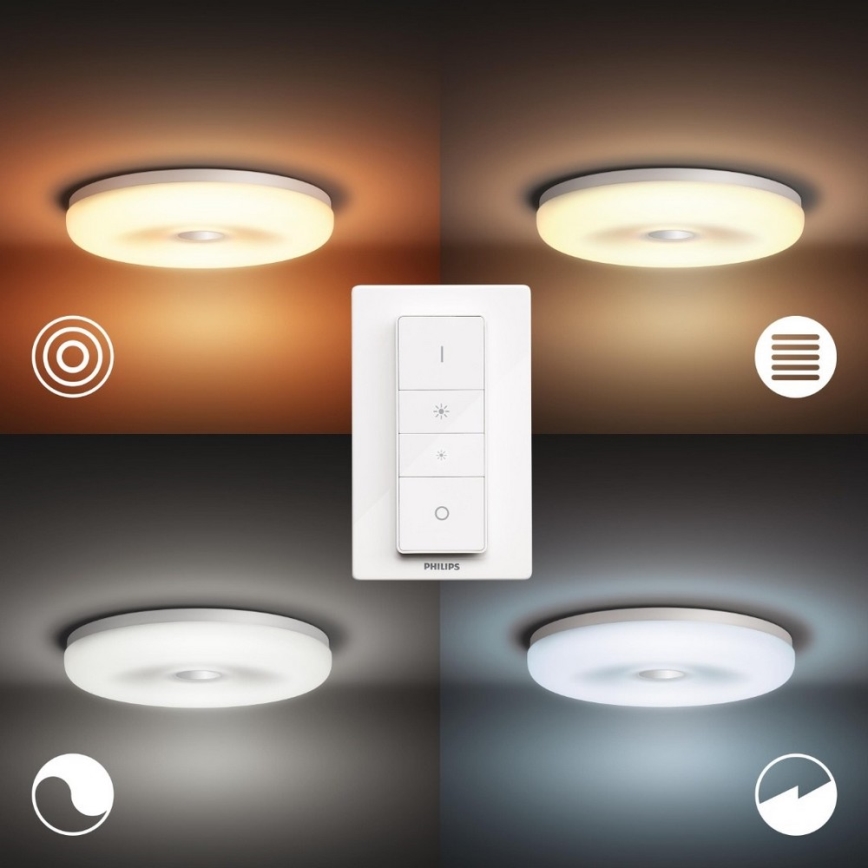 Philips - Lámpara de baño LED regulable Hue STRUANA LED/25W/230V IP44