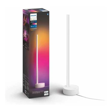 Philips - Lámpara de mesa Hue SIGNE LED RGB regulable LED/12W/230V 2000-6500K blanco