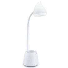 Extol - Lámpara de mesa LED regulable con una lupa LED/8W/5V  2900/4500/7500K blanco