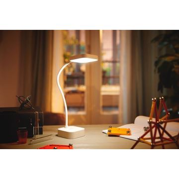 Philips - Lámpara de mesa LED táctil regulable ROCK LED/5W/5V 1800mAh