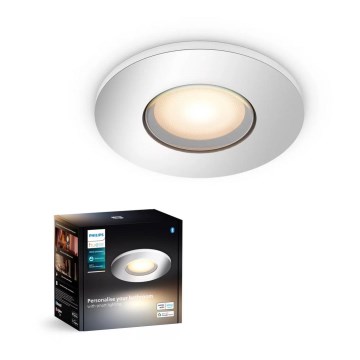 Philips - Lámpara empotrable de baño LED regulable Hue ADORE BATHROOM 1xGU10/4,2W/230V 2200-6500K IP44