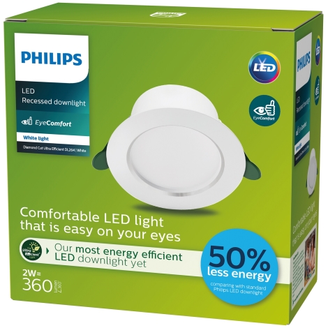 Philips - Lámpara empotrada LED LED/2W/230V 4000K