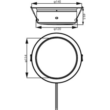 Philips - Lámpara empotrada LED LED/4,8W/230V 3000K