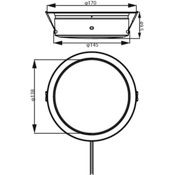 Philips - Lámpara empotrada LED LED/6,5W/230V 3000K