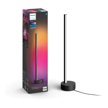 Philips - LED RGB Lámpara de mesa regulable Hue SIGNE LED/12W/230V 2000-6500K negro