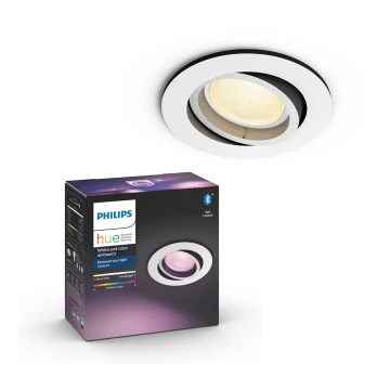 Philips - LED RGB Lámpara empotrada HUE CENTURA 1xGU10/5,7W/230V