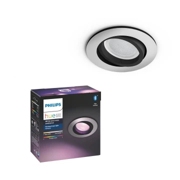 Philips - LED RGB Lámpara empotrada Hue CENTURA 1xGU10/5,7W/230V