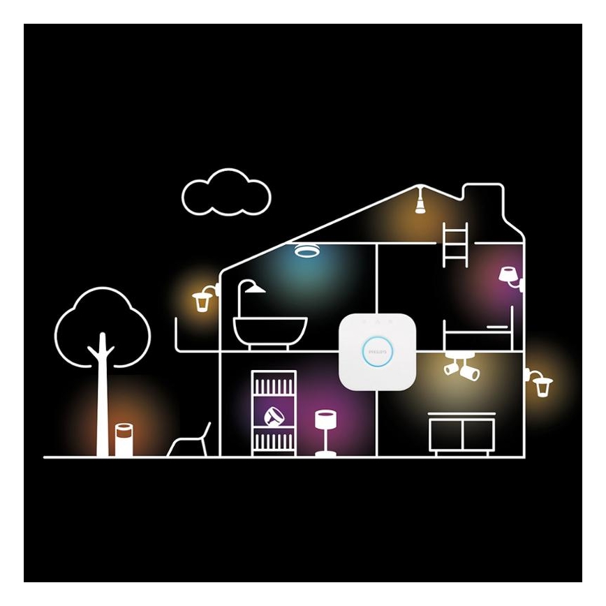 Philips - LED RGBW Lámpara de pie regulable Hue SIGNE LED/29W/230V 2000-6500K blanco