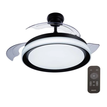 Philips - LED Ventilador de techo LED/35W/230V 5500/4000/3000K negro + mando a distancia