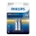 Philips LR03E2B/10 - 2 pz. Pila alcalina AAA ULTRA ALKALINE 1,5V 1250mAh