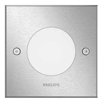 Philips - Luminaria LED empotrable de suelo LED/3W