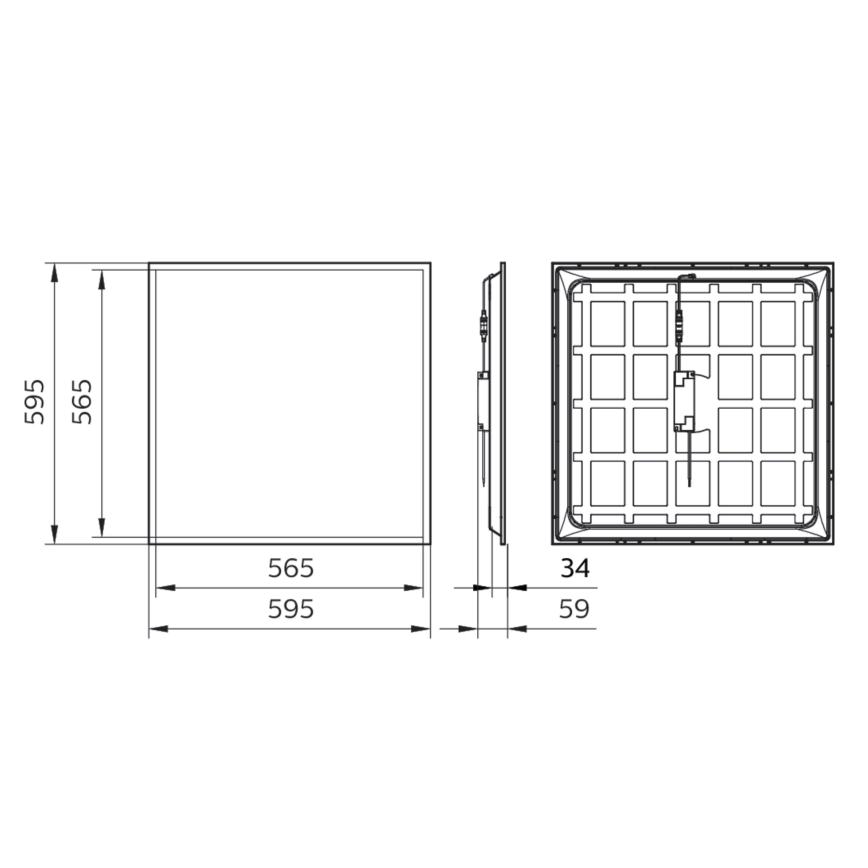 Philips - Panel LED empotrado LED/34W/230V 4000K UGR&lt;22 IP40