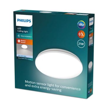 Philips - Plafón LED con sensor ACUNA LED/21W/230V 4000K