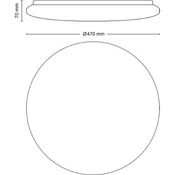 Philips - Plafón LED regulable LED/40W/230V 2700-6500K + control remoto