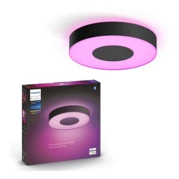 Philips - Plafón LED RGB regulable Hue INFUSE LED/33,5W/230V 2000-6500K 381 mm de diámetro negro