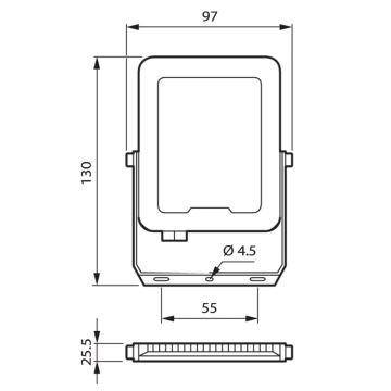 Philips - Reflector LED LED/20W/230V 4000K IP65