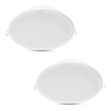 Philips - SET 2x Lámpara empotrable LED MESON LED/23,5W/230V 4000K